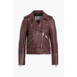 Allison leather biker jacket