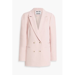 Ariel double-breasted crepe blazer