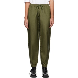 Green Utility Trousers 241277F087005