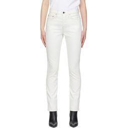 White Denim Jeans 221277F069003