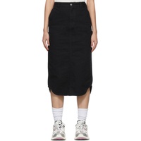 Black Carhartt Edition WIP Mid Length Skirt 221277F092000