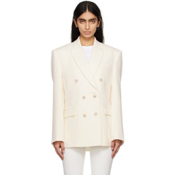 Off-White Double Breasted Blazer 241277F057010