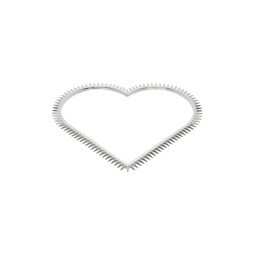 Silver Spike Heart Arm Cuff 231327F020002