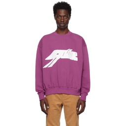 Purple Cross Sweatshirt 222327M204030