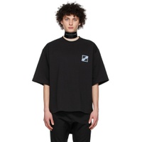 Black Hotfix Patch T Shirt 221327M213000