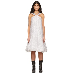 White Sequin Dress 221327F052003