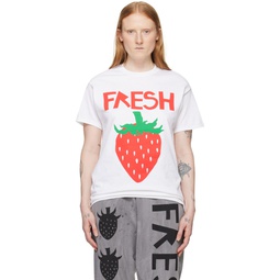 White Fresh T Shirt 241944F110000
