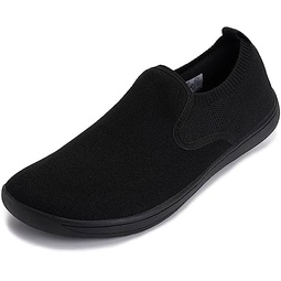 WHITIN Mens Wide Slip on Barefoot Shoes Minimalist Sneakers Elastic Collar
