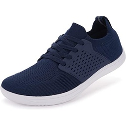 WHITIN Mens Wide Minimalist Barefoot Sneakers Zero Drop Midfoot Stability
