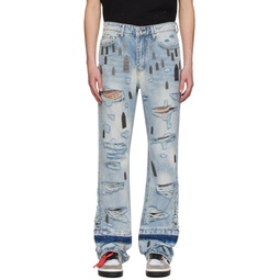 Blue Amplified Gnarly Jeans 241389M186012