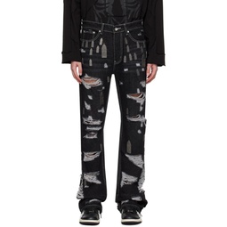 Black Amplified Gnarly Jeans 241389M186025