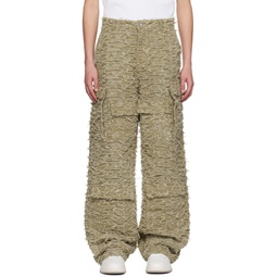 Khaki Husk Trousers 241389M191013