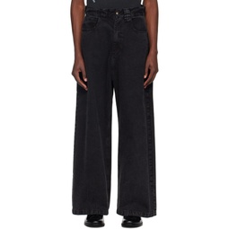 Black Santee Alley Jeans 241232M186024