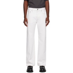 White Al Jeans 232378M186000