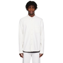 White Ansel Denim Shirt 232378M192001