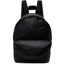 Black Logo Backpack 241704M166000
