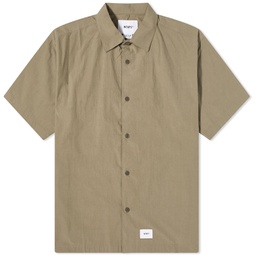 WTAPS 04 Confusion Short Sleeve Back Print Shirt Olive Drab