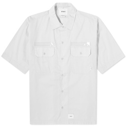 WTAPS 03 WTVUA Short Sleeve Back Print Shirt Grey