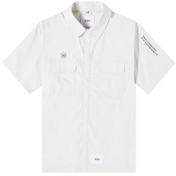 WTAPS 18 Printed Short Sleeve Shirt Grey