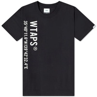 WTAPS GPS Print T-Shirt Black