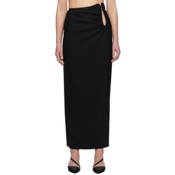 Black Ella Maxi Skirt 241401F093000