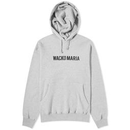 Wacko Maria Middleweight Logo Hoodie Grey