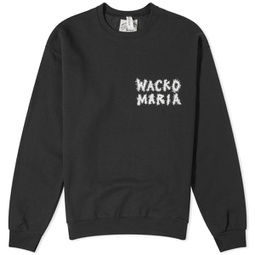 Wacko Maria x Neckface Type 5 Crew Sweat Black