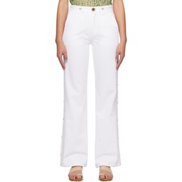 White Heritage Jeans 241752F069000