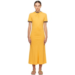 Yellow Wing Midi Dress 241752F054002