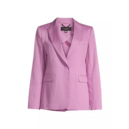 Gelosia Peak-Lapel Jacket