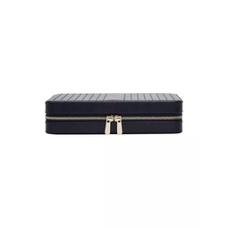 Maria Large Quilted Leather Zip Jewelry Case
