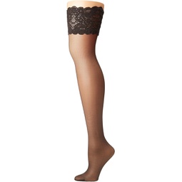 Womens Wolford Satin Touch 20 Stay-Up Thigh Highs