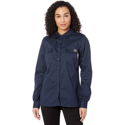 Womens Wolverine Fire Resistant Twill Shirt