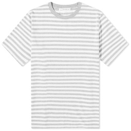 Wood Wood Sami Classic Striped T-Shirt Grey Stripes