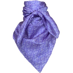 Wyoming Traders Wild Rag Calico Lavender Scarf, 34.5 in by 34.5 in square