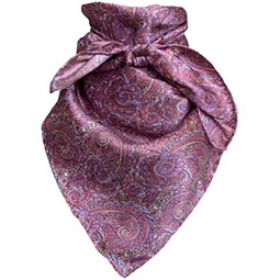 Wyoming Traders Unisex Casual Adult Lightweight Breathable Paisley Regular Jacquerd Silk Scarf