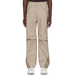 Beige EP 5 02 Trousers 241260M191021