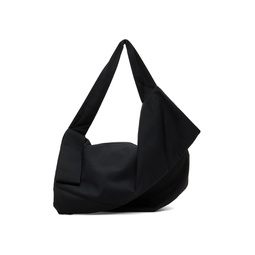 Black Asymmetric Shoulder Bag 232731F048009