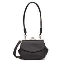 Black Mini Clasp Pochette Shoulder Bag 222731F048002