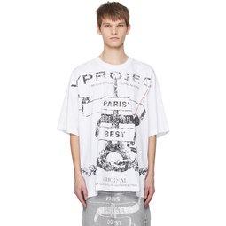 White Paris Best T Shirt 241893M213001