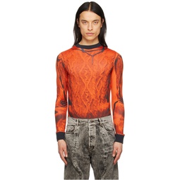 Orange Jean Paul Gaultier Edition Long Sleeve T Shirt 231893M201000