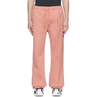 Pink Pinched Lounge Pants 222893M190004