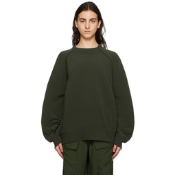 Green Classic Sweater 222138F096007