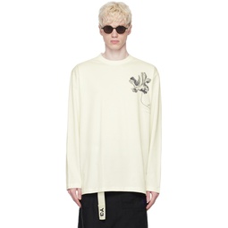 Off White Graphic Long Sleeve T Shirt 241138M213016