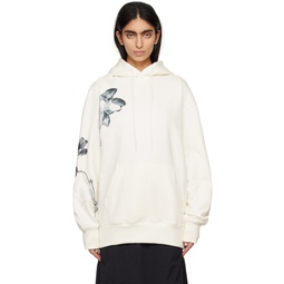 Off White Graphic Hoodie 241138F097002