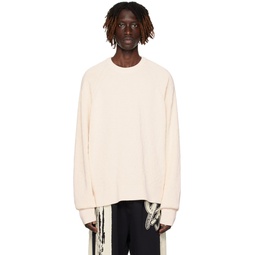 Off White Relaxed Fit Sweater 231138M201005