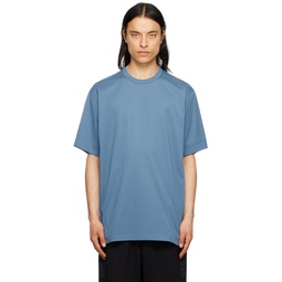 Blue Loose T Shirt 231138M213008