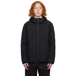 Black Quilted Jacket 232138M180002
