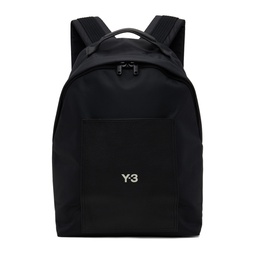 Black Lux Gym Backpack 241138M166003