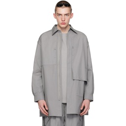 Gray Workwear Jacket 241138M180009